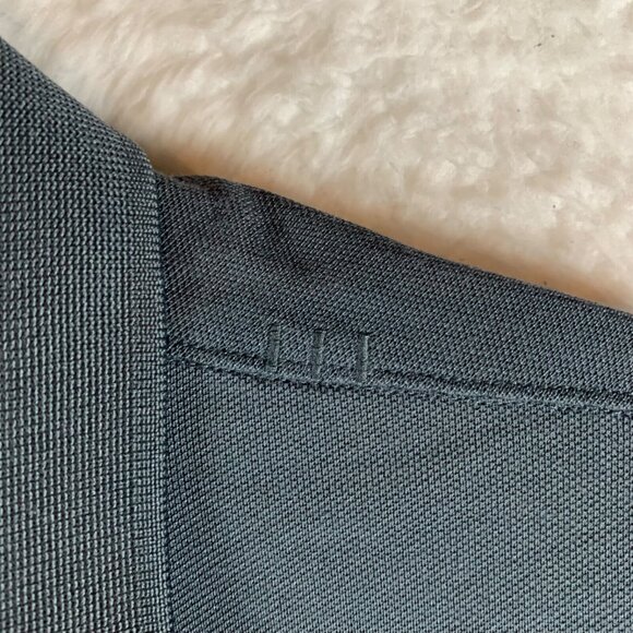 Lululemon Men's Grey Short Sleeve Performance Casual Button Up Polo Shirt Size - Picture 2 of 8